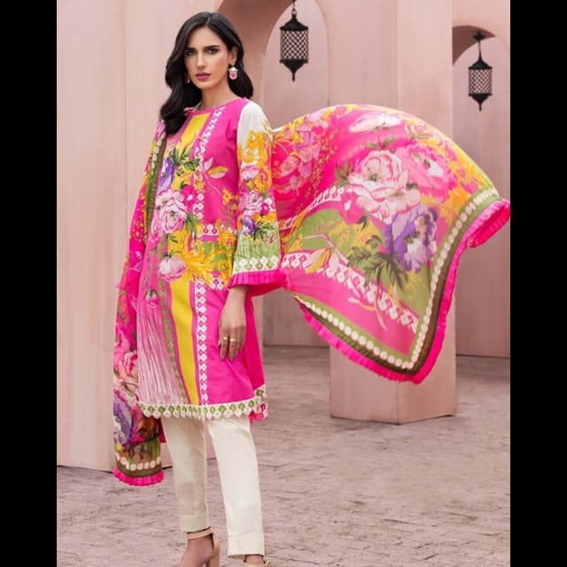 Ideas By Gulahmed Vintage Tissue Silk Lawn GA29