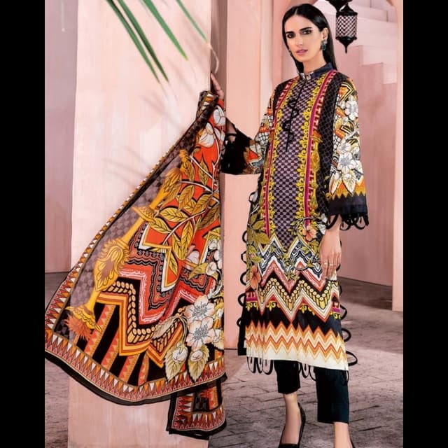 Ideas By Gulahmed Vintage Tissue Silk Lawn GA33
